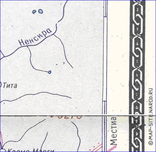 Administrativa mapa de Abecasia