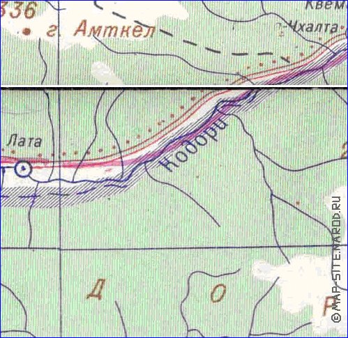 Administrativa mapa de Abecasia