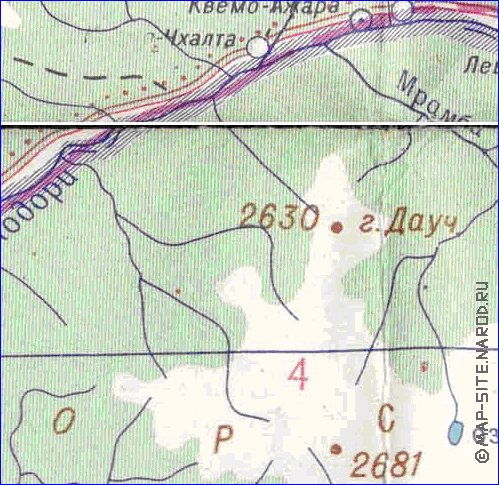 Administrativa mapa de Abecasia