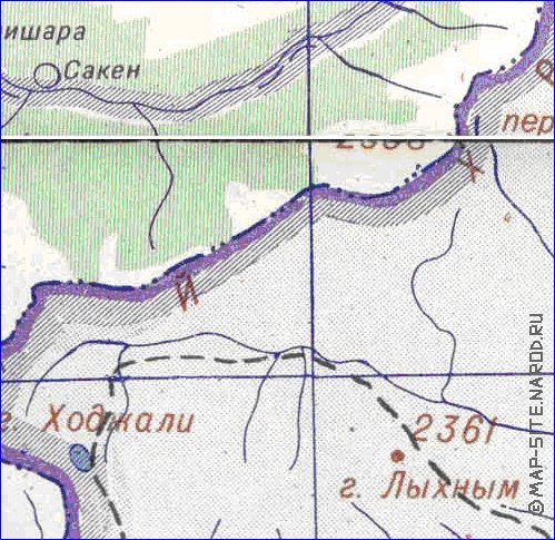 Administrativa mapa de Abecasia