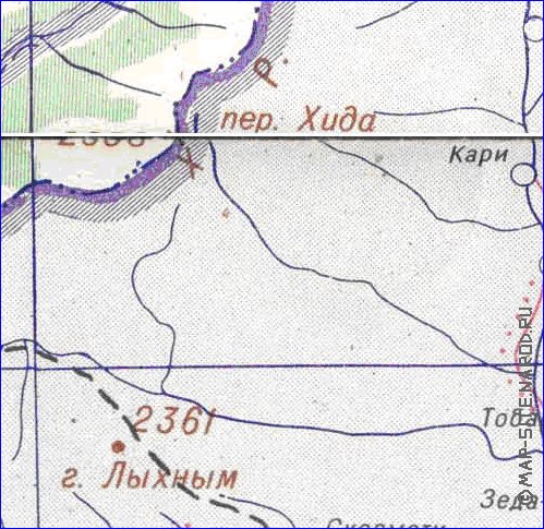 Administrativa mapa de Abecasia