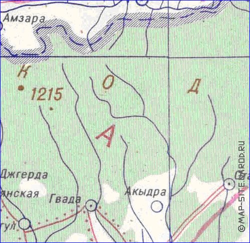 Administrativa mapa de Abecasia