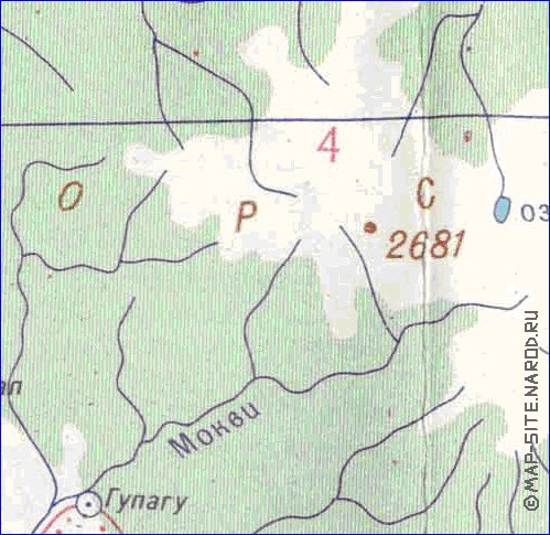 Administrativa mapa de Abecasia