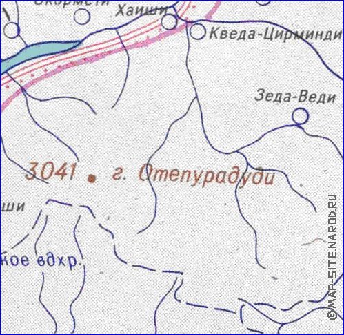 Administrativa mapa de Abecasia