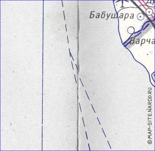 Administrativa mapa de Abecasia