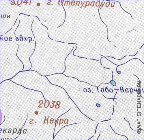 Administrativa mapa de Abecasia