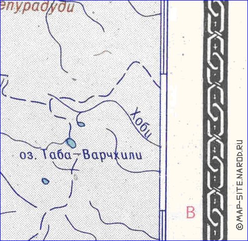 Administrativa mapa de Abecasia