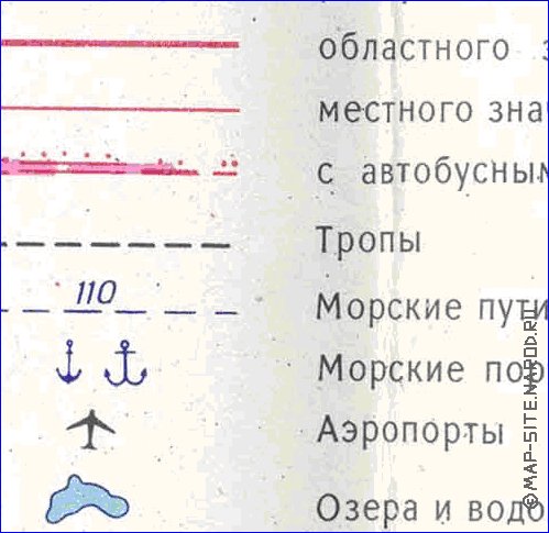 Administratives carte de Abkhazie