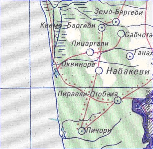 Administrativa mapa de Abecasia