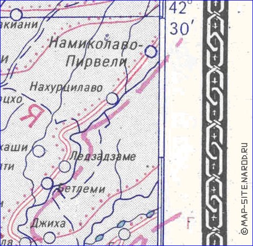 Administrativa mapa de Abecasia