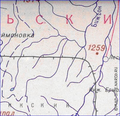 Administrativa mapa de Abecasia