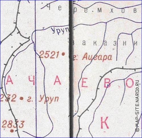 Administrativa mapa de Abecasia