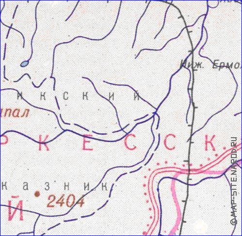 Administrativa mapa de Abecasia