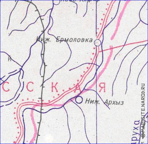 Administrativa mapa de Abecasia