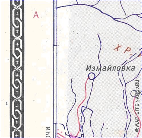 Administrativa mapa de Abecasia