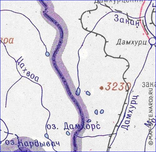 Administrativa mapa de Abecasia