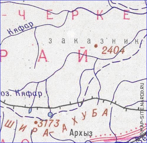 Administrativa mapa de Abecasia