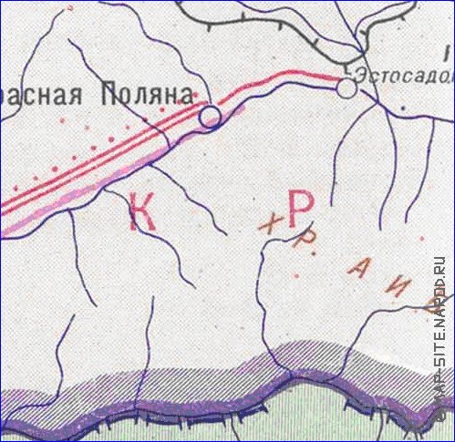 Administrativa mapa de Abecasia