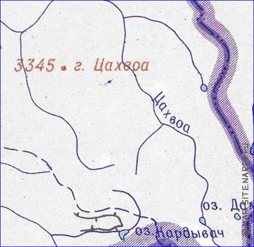 Administrativa mapa de Abecasia