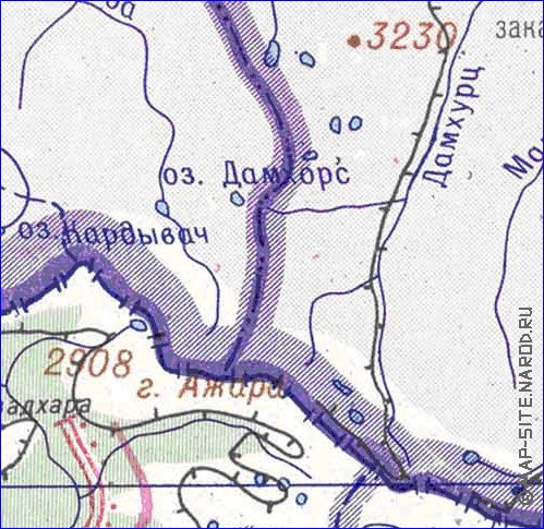 Administrativa mapa de Abecasia