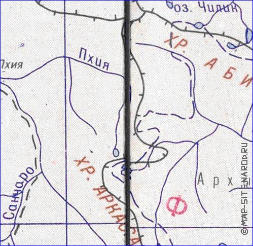 Administrativa mapa de Abecasia