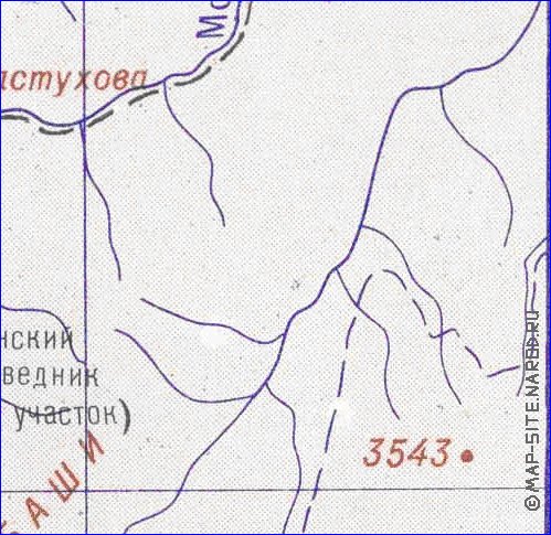 Administrativa mapa de Abecasia