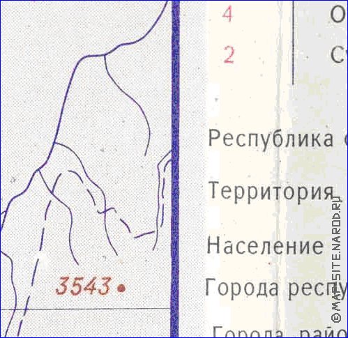 Administratives carte de Abkhazie