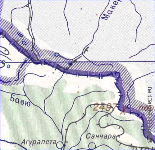 Administrativa mapa de Abecasia