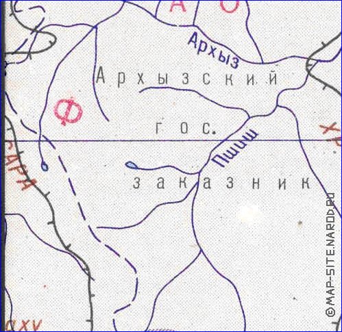 Administrativa mapa de Abecasia