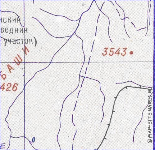 Administrativa mapa de Abecasia