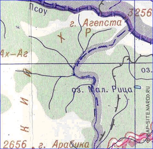 Administrativa mapa de Abecasia