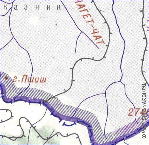 Administratives carte de Abkhazie