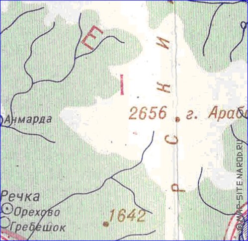 Administrativa mapa de Abecasia