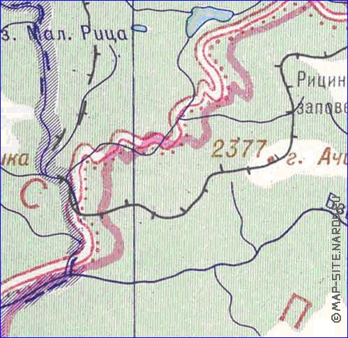 Administrativa mapa de Abecasia