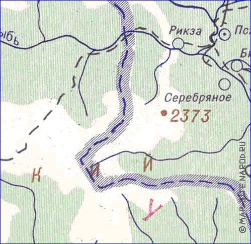 Administrativa mapa de Abecasia