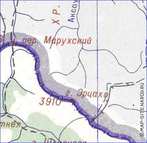 Administrativa mapa de Abecasia