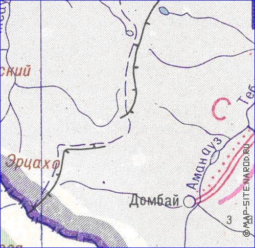 Administrativa mapa de Abecasia