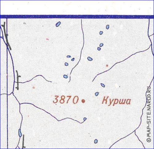 Administratives carte de Abkhazie