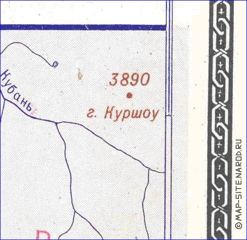 Administratives carte de Abkhazie