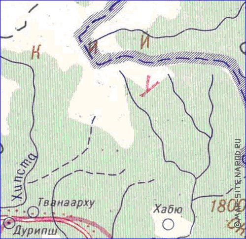 Administrativa mapa de Abecasia