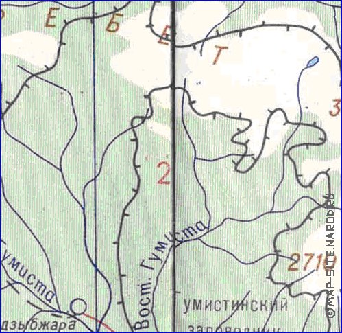 Administrativa mapa de Abecasia