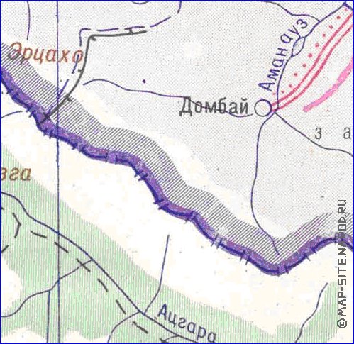 Administrativa mapa de Abecasia