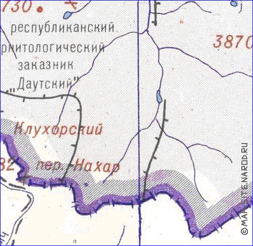 Administrativa mapa de Abecasia