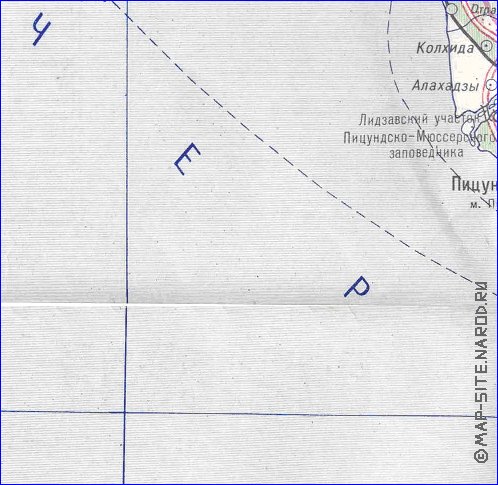 Administrativa mapa de Abecasia