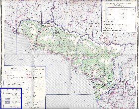 Administrativa mapa de Abecasia