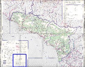 Administrativa mapa de Abecasia