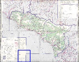 Administrativa mapa de Abecasia