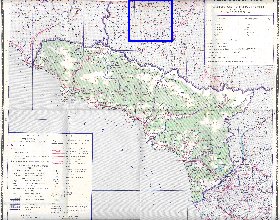 Administrativa mapa de Abecasia