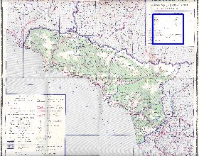 Administrativa mapa de Abecasia