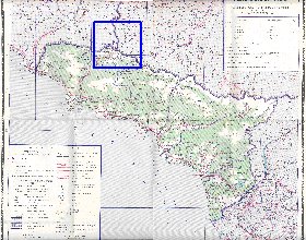 Administrativa mapa de Abecasia